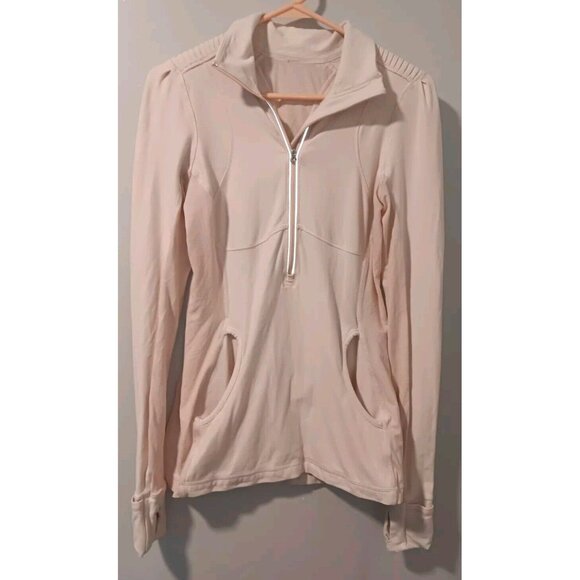 Lululemon Tops - Lululemon Star Runner Pullover Jacket Womens 6 Pretty Pink Pastel Rulu Sweater